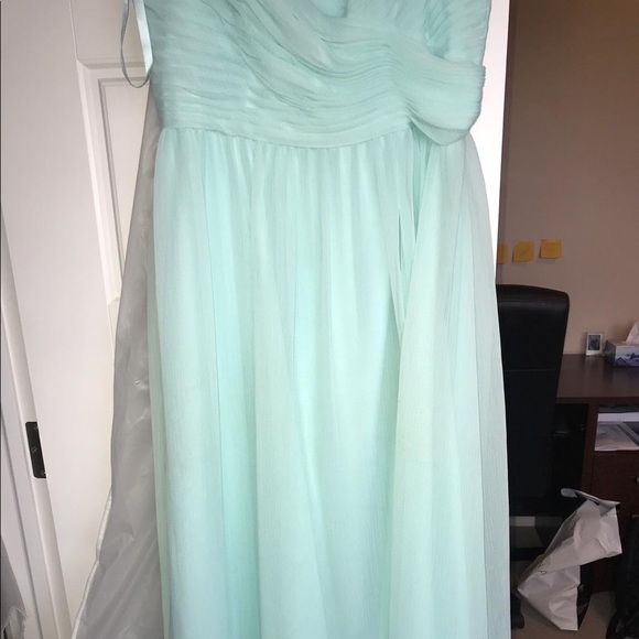 Long teal prom dress - Picture 2 of 7